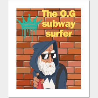 The o.g subway surfer Posters and Art